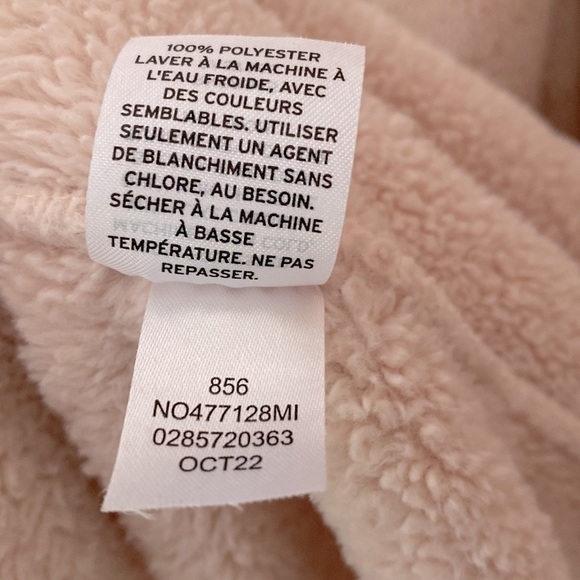 💗 Nordstrom Bliss Plush Light Pink Robe Women’s Size Medium - Picture 6 of 7